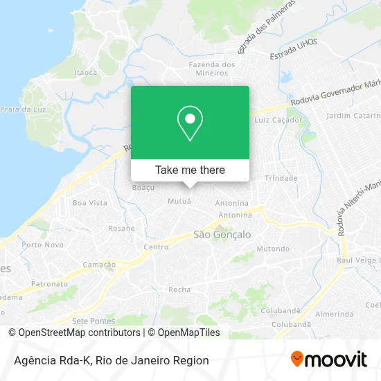 Agência Rda-K map
