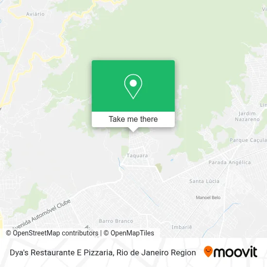 Dya's Restaurante E Pizzaria map