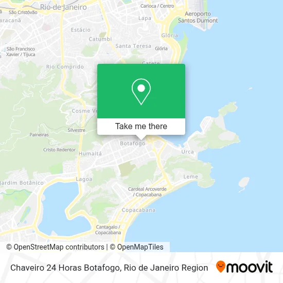 Chaveiro 24 Horas Botafogo map