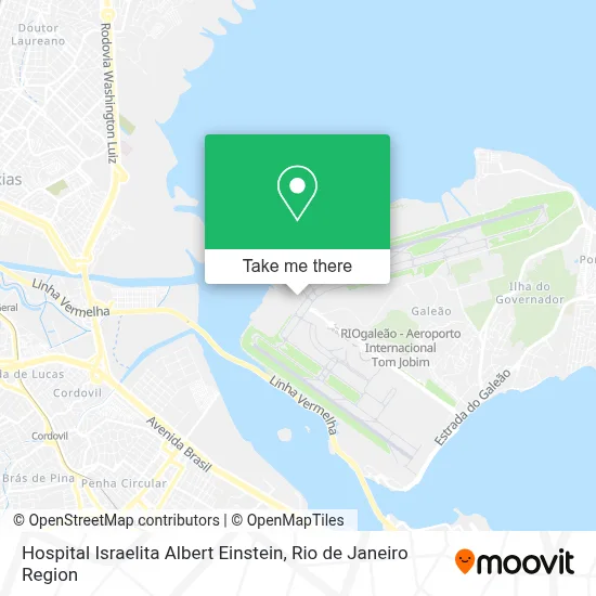 Hospital Israelita Albert Einstein map