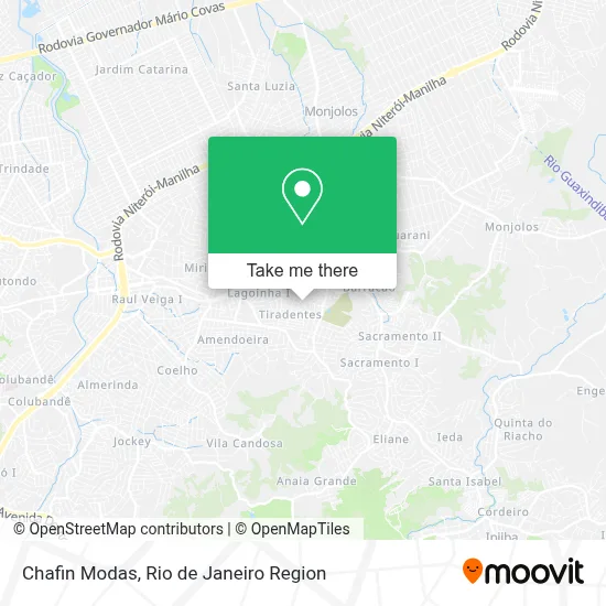 Chafin Modas map