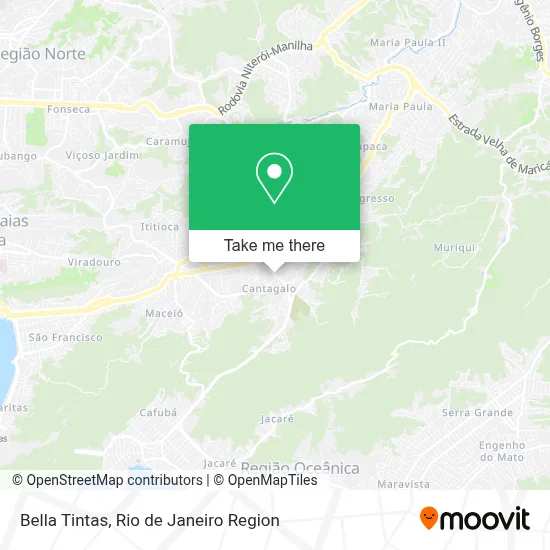 Bella Tintas map
