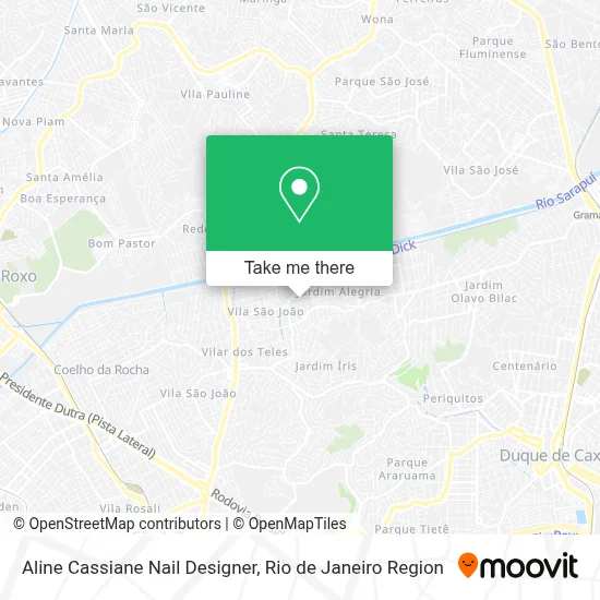 Aline Cassiane Nail Designer map