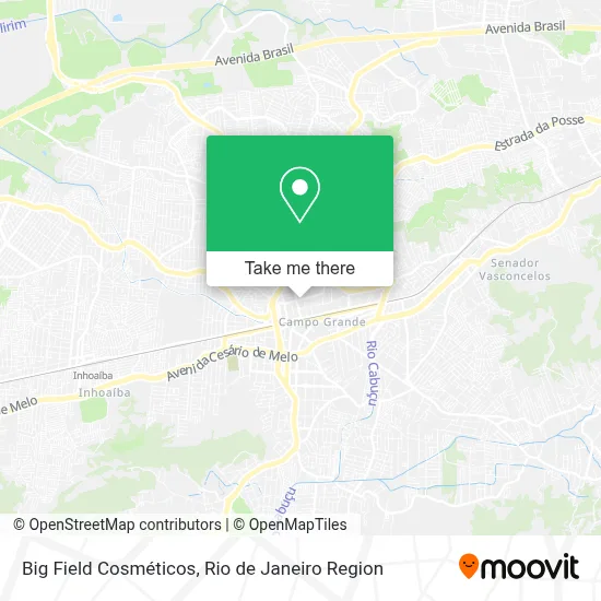 Big Field Cosméticos map