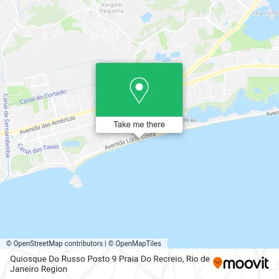 Quiosque Do Russo Posto 9 Praia Do Recreio map
