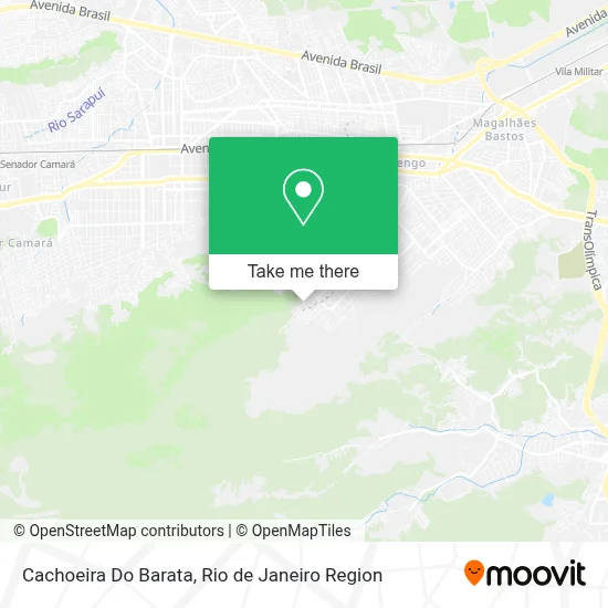 Cachoeira Do Barata map