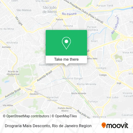 Drograria Mais Desconto map