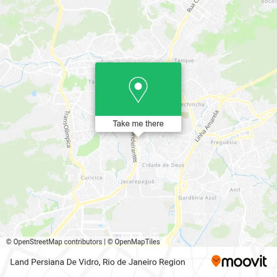 Land Persiana De Vidro map