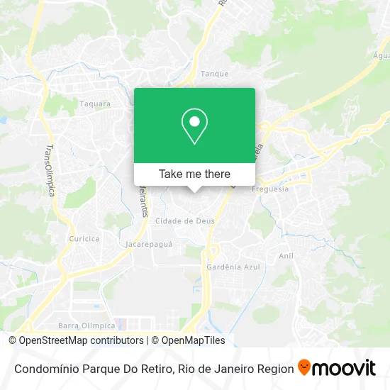 Condomínio Parque Do Retiro map