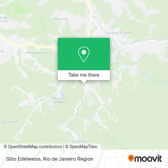 Sítio Edelweiss map