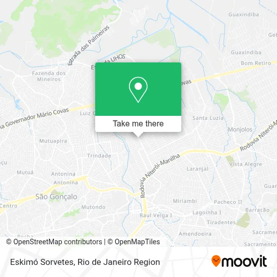 Eskimó Sorvetes map