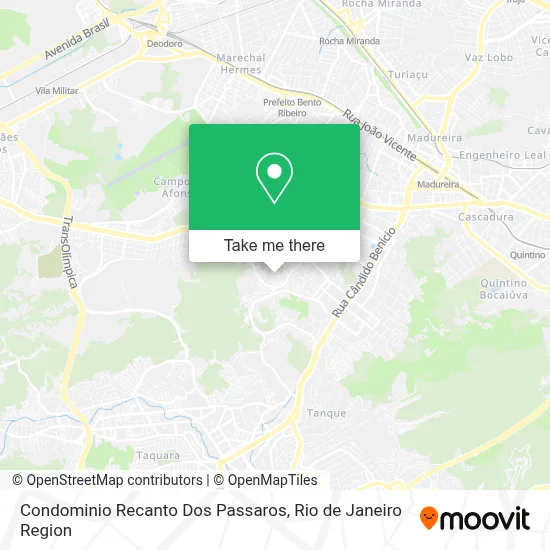 Condominio Recanto Dos Passaros map