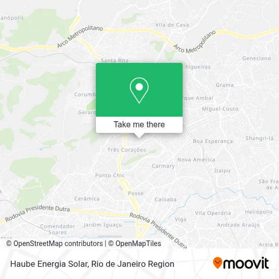 Haube Energia Solar map