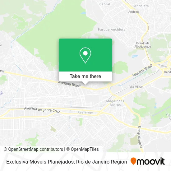 Exclusiva Moveis Planejados map
