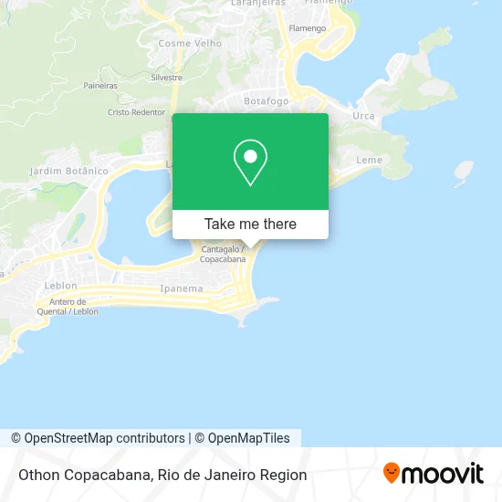 Othon Copacabana map