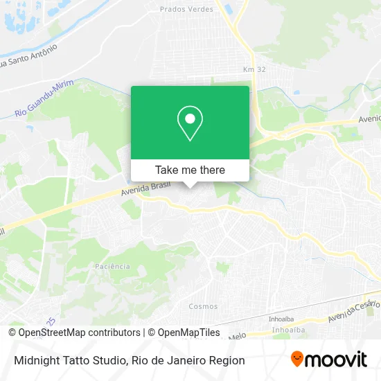 Midnight Tatto Studio map