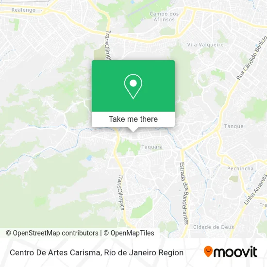 Centro De Artes Carisma map
