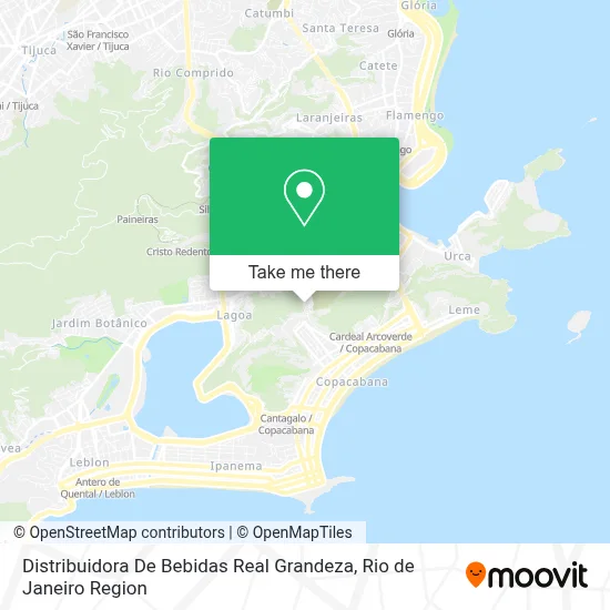 Distribuidora De Bebidas Real Grandeza map