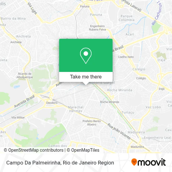 Campo Da Palmeirinha map