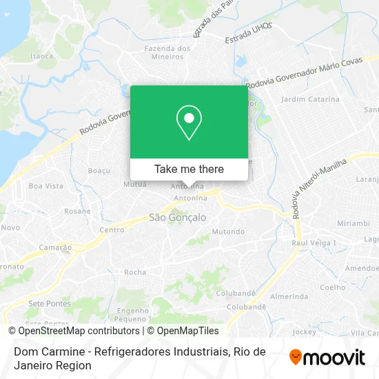 Dom Carmine - Refrigeradores Industriais map