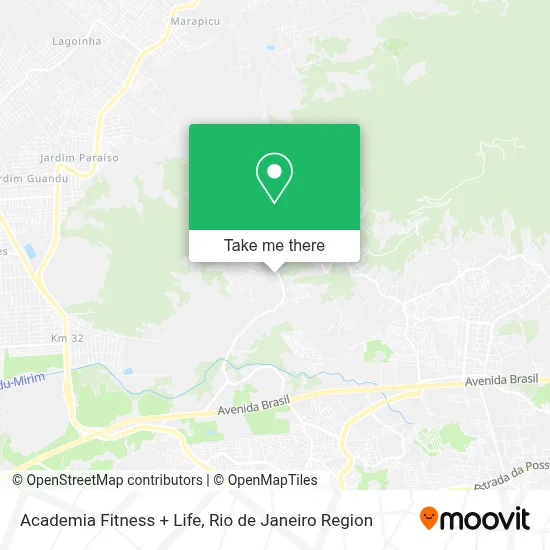 Academia Fitness + Life map