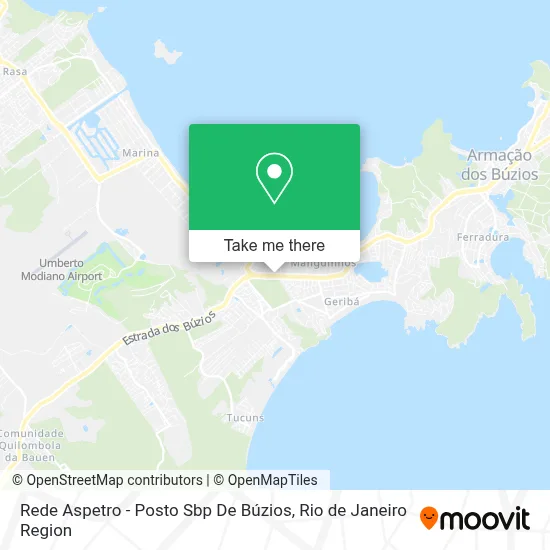 Rede Aspetro - Posto Sbp De Búzios map