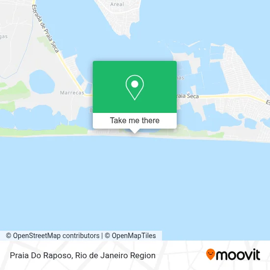 Praia Do Raposo map