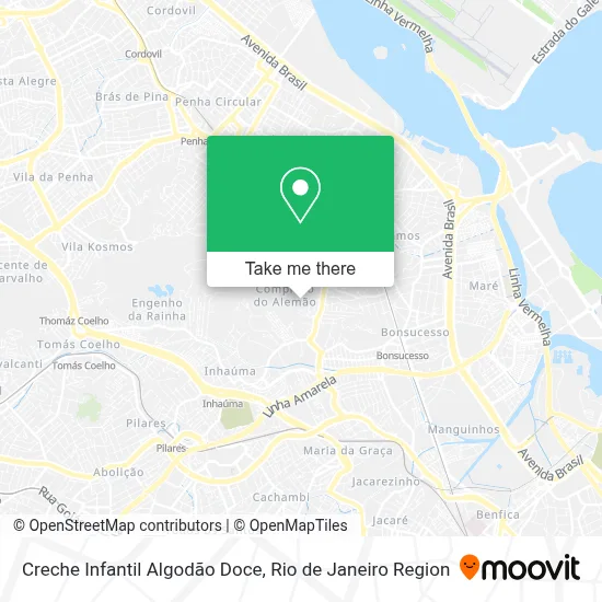 Creche Infantil Algodão Doce map