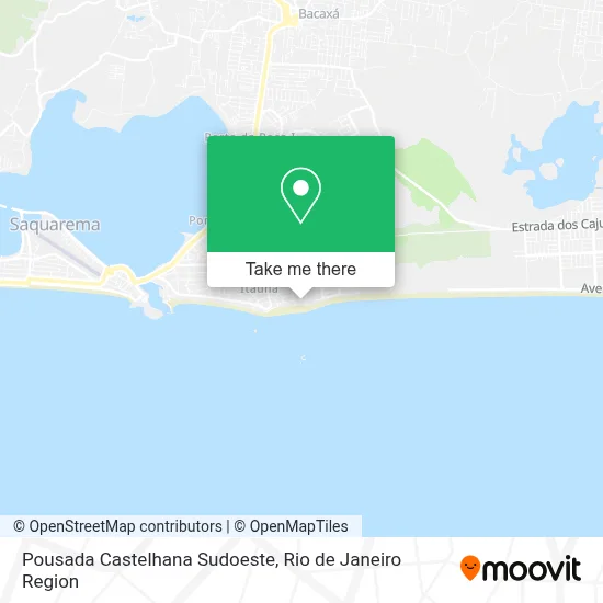 Pousada Castelhana Sudoeste map