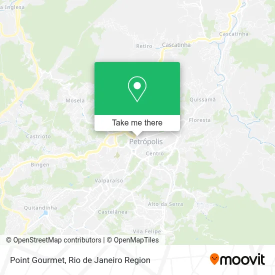 Point Gourmet map