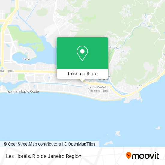 Lex Hotéis map