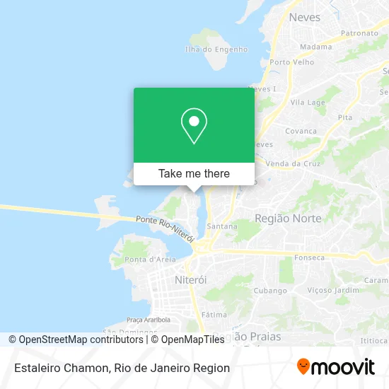 Estaleiro Chamon map