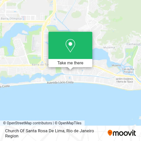 Church Of Santa Rosa De Lima map
