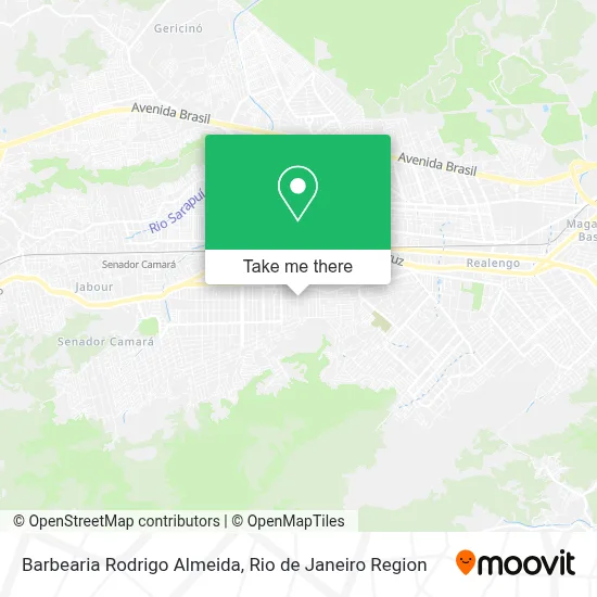 Barbearia Rodrigo Almeida map