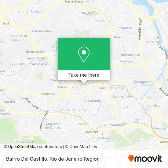 Bairro Del Castillo map