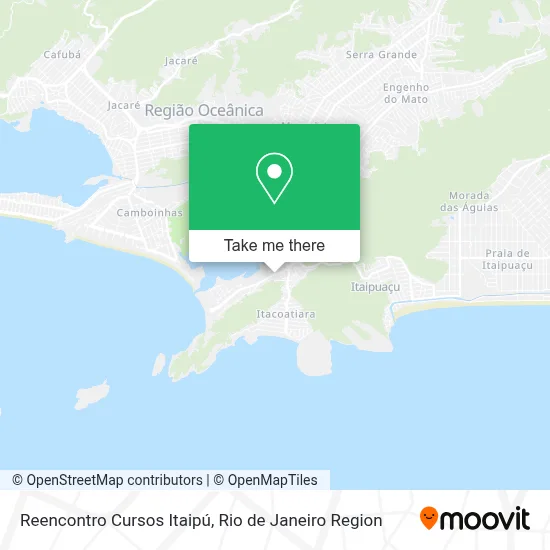 Reencontro Cursos Itaipú map