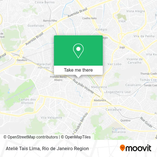 Ateliê Tais Lima map