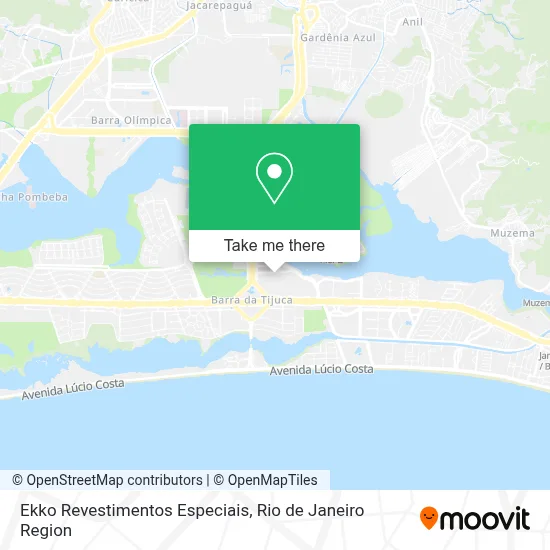 Ekko Revestimentos Especiais map