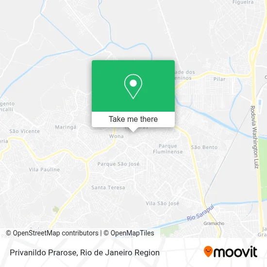 Privanildo Prarose map