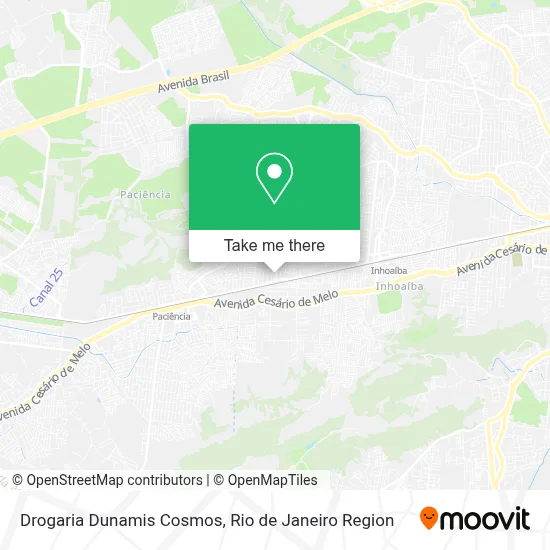 Drogaria Dunamis Cosmos map