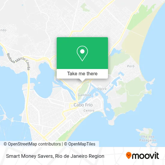 Smart Money Savers map