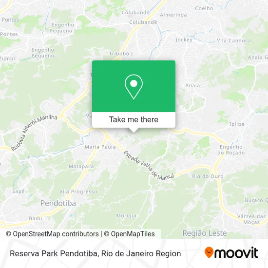 Reserva Park Pendotiba map