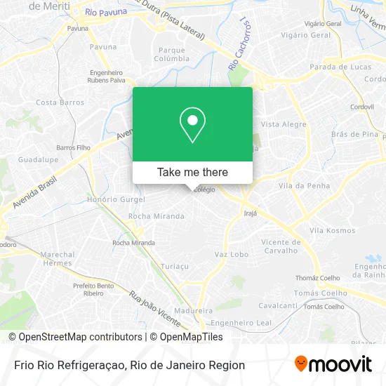 Frio Rio Refrigeraçao map
