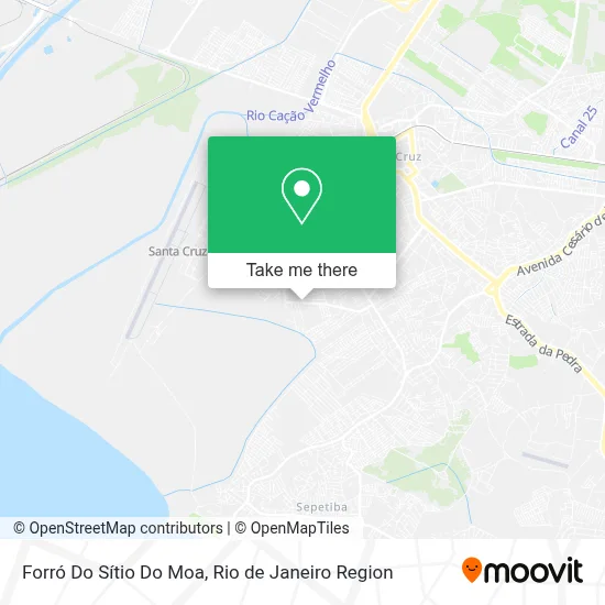 Forró Do Sítio Do Moa map
