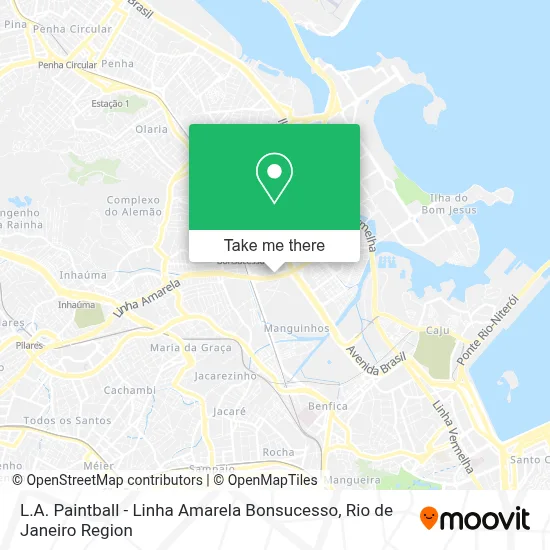 L.A. Paintball - Linha Amarela Bonsucesso map