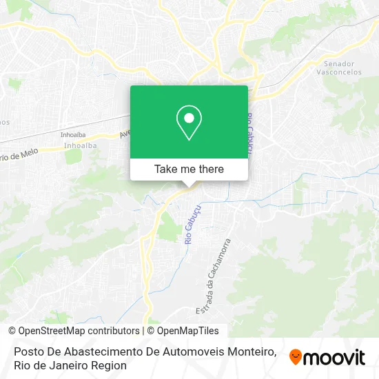 Posto De Abastecimento De Automoveis Monteiro map