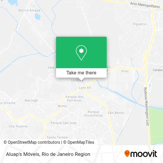 Aluap's Móveis map