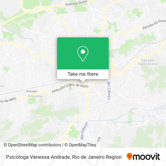 Psicóloga Vanessa Andrade map