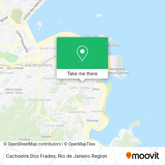 Cachoeira Dos Frades map