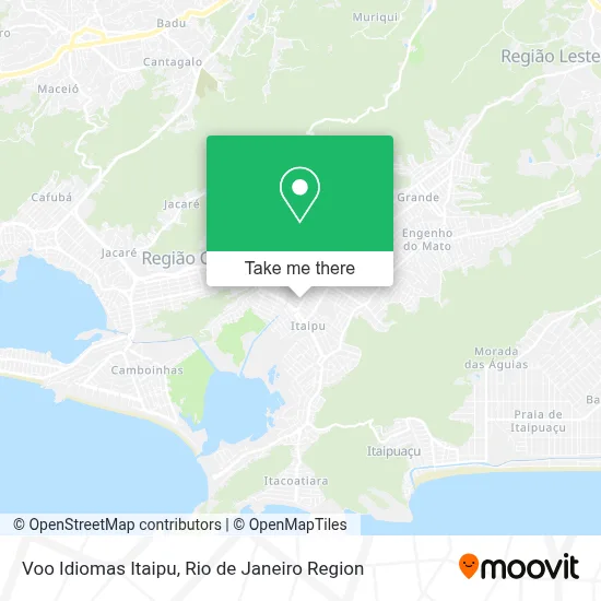 Voo Idiomas Itaipu map